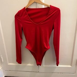 Red bodysuit size S